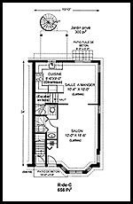Plan du rez de chauss�