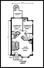 Plan de l'�tage no 2
