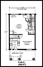 Plan du rez-de-chauss�