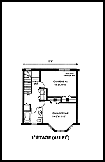 Plan de l'�tage no 1
