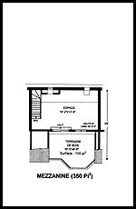 Plan de la mezzanine